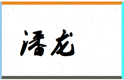 「潘龙」姓名分数90分-潘龙名字评分解析-第1张图片