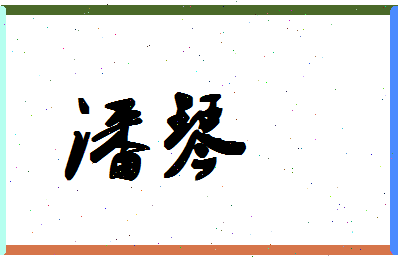 「潘琴」姓名分数72分-潘琴名字评分解析-第1张图片