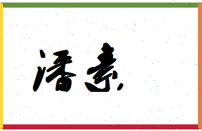 「潘素」姓名分数82分-潘素名字评分解析-第1张图片