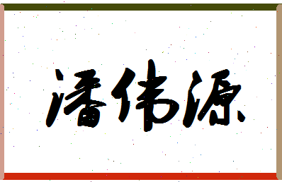 「潘伟源」姓名分数91分-潘伟源名字评分解析-第1张图片