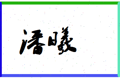 「潘曦」姓名分数98分-潘曦名字评分解析