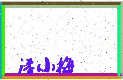 「潘小梅」姓名分数77分-潘小梅名字评分解析-第4张图片