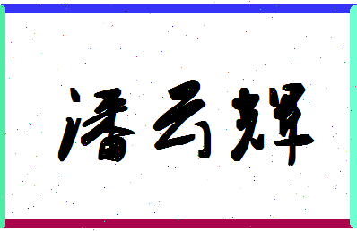 「潘云辉」姓名分数69分-潘云辉名字评分解析