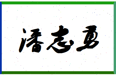 「潘志勇」姓名分数93分-潘志勇名字评分解析-第1张图片