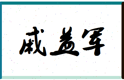 「戚益军」姓名分数80分-戚益军名字评分解析