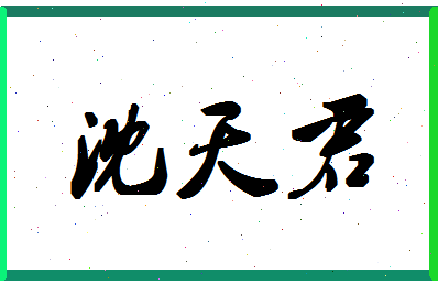 「沈天君」姓名分数78分-沈天君名字评分解析-第1张图片