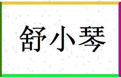 「舒小琴」姓名分数96分-舒小琴名字评分解析-第1张图片