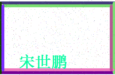 「宋世鹏」姓名分数80分-宋世鹏名字评分解析-第4张图片