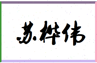 「苏桦伟」姓名分数80分-苏桦伟名字评分解析-第1张图片