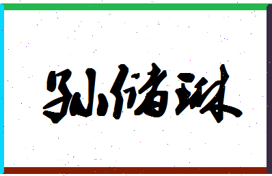 「孙储琳」姓名分数80分-孙储琳名字评分解析