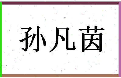 「孙凡茵」姓名分数98分-孙凡茵名字评分解析