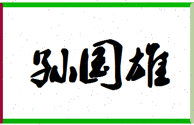 「孙国雄」姓名分数98分-孙国雄名字评分解析-第1张图片