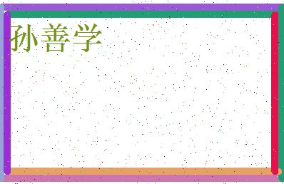 「孙善学」姓名分数77分-孙善学名字评分解析-第4张图片