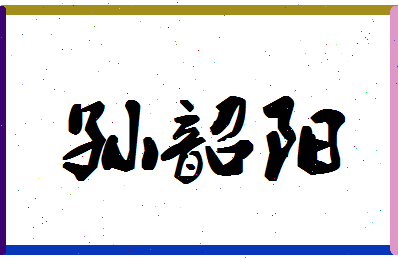 「孙韶阳」姓名分数98分-孙韶阳名字评分解析