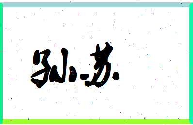 「孙苏」姓名分数98分-孙苏名字评分解析-第1张图片