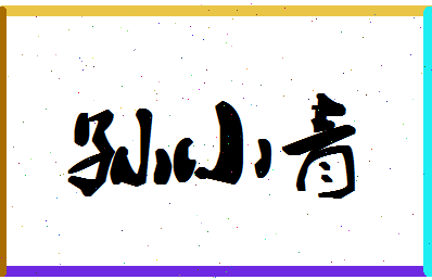 「孙小青」姓名分数98分-孙小青名字评分解析