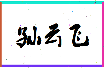 「孙云飞」姓名分数91分-孙云飞名字评分解析