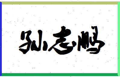 「孙志鹏」姓名分数80分-孙志鹏名字评分解析