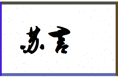 「苏言」姓名分数93分-苏言名字评分解析