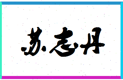 「苏志丹」姓名分数90分-苏志丹名字评分解析