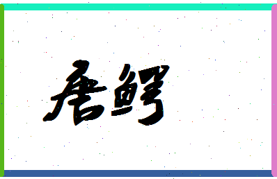 「唐鳄」姓名分数96分-唐鳄名字评分解析-第1张图片