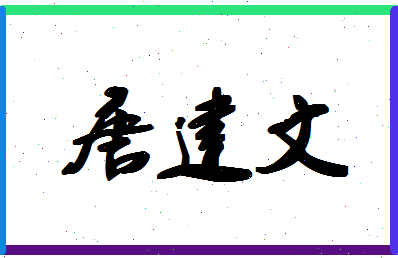 「唐建文」姓名分数82分-唐建文名字评分解析-第1张图片