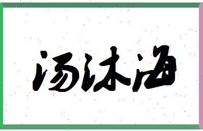 「汤沐海」姓名分数80分-汤沐海名字评分解析-第1张图片