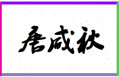 「唐咸秋」姓名分数74分-唐咸秋名字评分解析