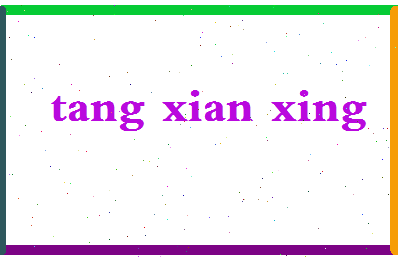 「唐咸兴」姓名分数85分-唐咸兴名字评分解析-第2张图片