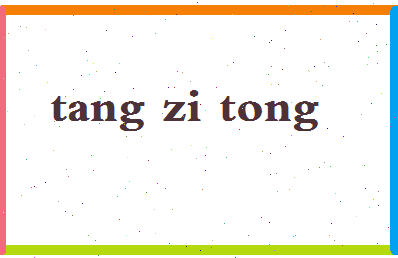 「汤子同」姓名分数82分-汤子同名字评分解析-第2张图片