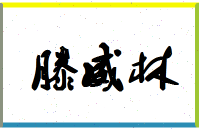 「滕威林」姓名分数98分-滕威林名字评分解析