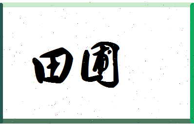 「田圃」姓名分数95分-田圃名字评分解析