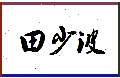 「田少波」姓名分数82分-田少波名字评分解析-第1张图片