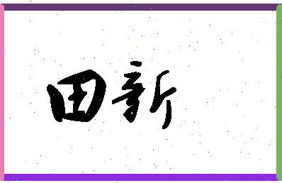 「田新」姓名分数85分-田新名字评分解析