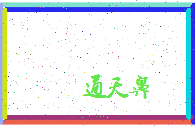 「通天鼻」姓名分数98分-通天鼻名字评分解析-第3张图片