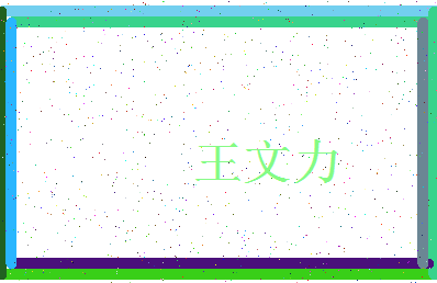 「王文力」姓名分数91分-王文力名字评分解析-第4张图片