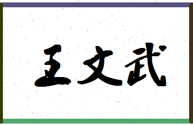 「王文武」姓名分数90分-王文武名字评分解析