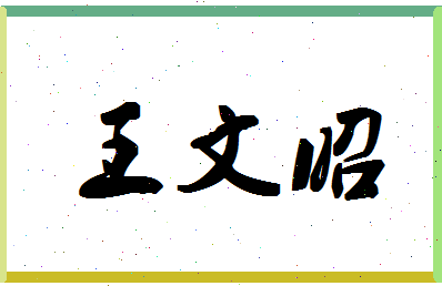 「王文昭」姓名分数93分-王文昭名字评分解析