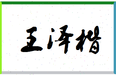 「王泽楷」姓名分数90分-王泽楷名字评分解析-第1张图片