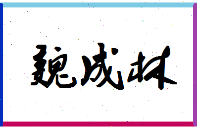 「魏成林」姓名分数78分-魏成林名字评分解析