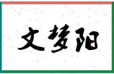 「文梦阳」姓名分数82分-文梦阳名字评分解析