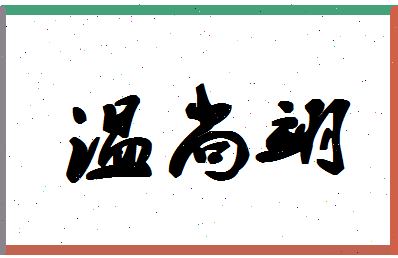 「温尚翊」姓名分数80分-温尚翊名字评分解析