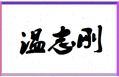 「温志刚」姓名分数82分-温志刚名字评分解析