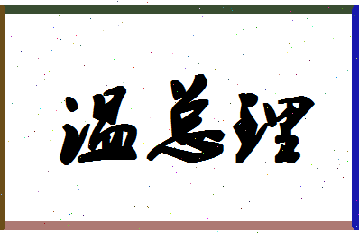 「温总理」姓名分数80分-温总理名字评分解析-第1张图片