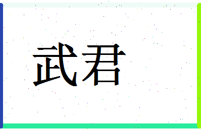 「武君」姓名分数80分-武君名字评分解析