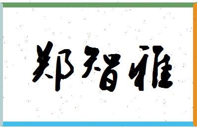 「郑智雅」姓名分数88分-郑智雅名字评分解析